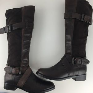 COLE HAAN NIKE AIR-SOLE  BROWN BOOTS Sz 7B